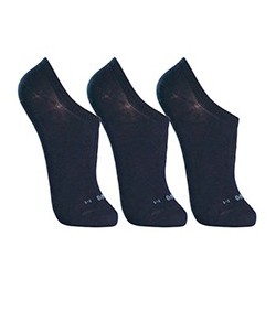 Kit 3 Pares de Meia Sapatilha Invis�vel Lupo Sport (03270-089) Pretas