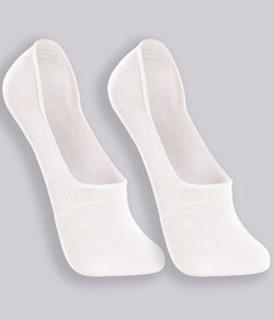 Kit 2 Pares de Meias invisível Lupo (3282-088) Branco