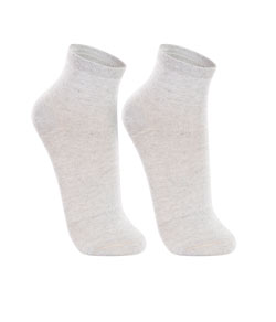 Kit 2 Pares de Meias Cano M�dio Lupo (04200-088) Cinza