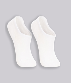 Kit 2 Meias Sapatilhas Invisíveis Lupo (04270-088) Branco