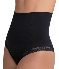 Calcinha Alta Skin Compression Lace Loba Lupo (47125-001) Sem Costura