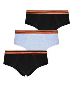 Kit 3 Cuecas Slip Cotton/Algod�o Lupo (00524-89)