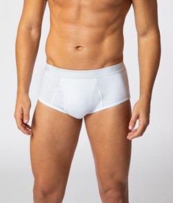 Cueca Slip Canelada com Abertura Lupo (00546-003)