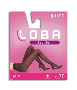 Meia-Cal�a Print Loba Lupo (05878-001) Fio 70
