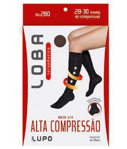 Meia 3/4 Alta Compress�o Loba Lupo (59900-002)