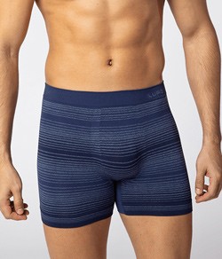 Cueca Boxer Listrada Sem Costura Lupo (00663-050)