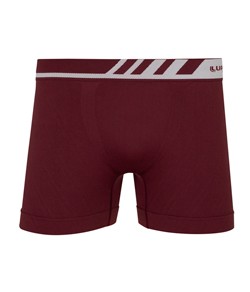 Cueca Boxer Sem Costura Lupo (00671-002) Microfibra - Vinho