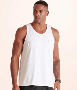 Camiseta Regata Masculina Lupo Sport (70000-001) Branco