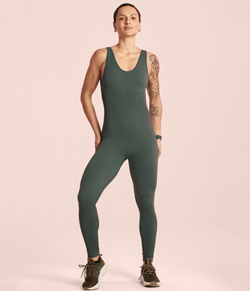 Macacão Fitness Canelado Lupo Sport (71368-001) Sem Costura - Verde
