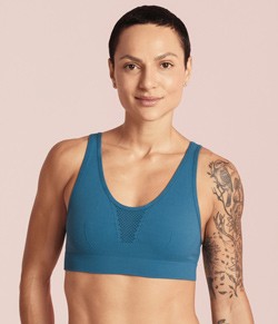Top Attack II Sem Costura Lupo Sport (71401-001) - Azul