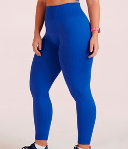 Legging Fitness Basic Sem Costura Lupo Sport (71756-001) Azul