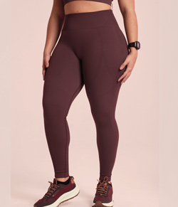 Legging Fitness Basic Lupo Sport (71774-001) Sem Costura - Vinho