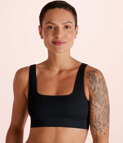 Top Fitness Canelado Lupo Sport (71914-001) Preto