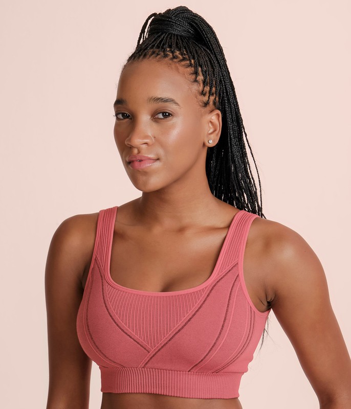 HELLO LUPO Gina Top 2-3y 美品 Top Fitness com Bojo Alcinha Verde Lima Back - Divino Corpo