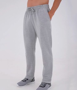 Calça Esportiva Masculina Moletom Lupo Sport (76118-001) Algodão - Mescla