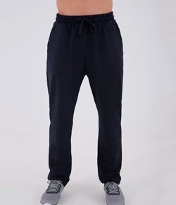 Calça Esportiva Masculina Moletom Lupo Sport (76118-001) Algodão - Preto