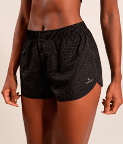 Short Fitness Reflective Run Lupo Sport (76472-001) Preto