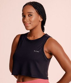 Regata Cropped AirDry Lupo Sport (77225-001) Preto