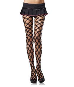 Meia-calça Leg Avenue 7108 “Crocheted Net Pantyhose”
