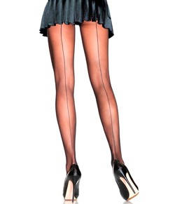 Meia-Cal�a Risca Atr�s Fio 15 Leg Avenue (9002) Sheer Backseam Pantyhose