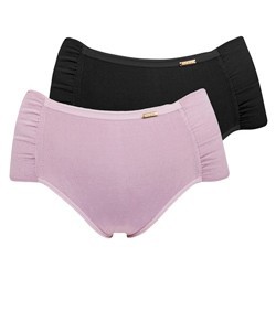 Kit 2 Calcinhas Bombom Love Secret Eco Curves (43147) Plus