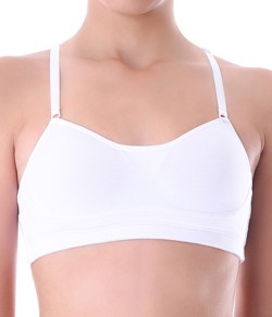 Suti� Teen/Juvenil Modal Top Cross com Bojo Love Secret (8071010) Girls Basic