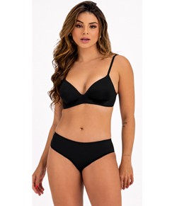 Conjunto Lingerie Com Bojo Love Secret (991028/992028) Preto