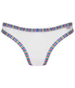 Calcinha Biqu�ni Moderna (102) 100% Algod�o - El�stico em Listras Coloridas