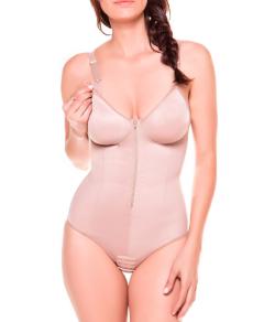 Body Modelador Amamentação com Zíper Mondress (305R)