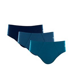 Kit 3 Cuecas Slip Mash Basic (010.20) 100% Algodão