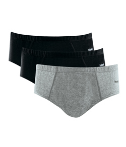 Kit Infantil 3 Cuecas Slip Mash (113.08) Preto/Mescla/Preto