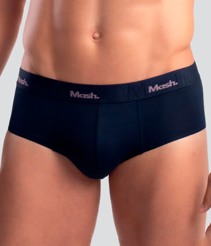 Cueca Slip Modal Mash (173.05) Azul :: lingerie.com.br