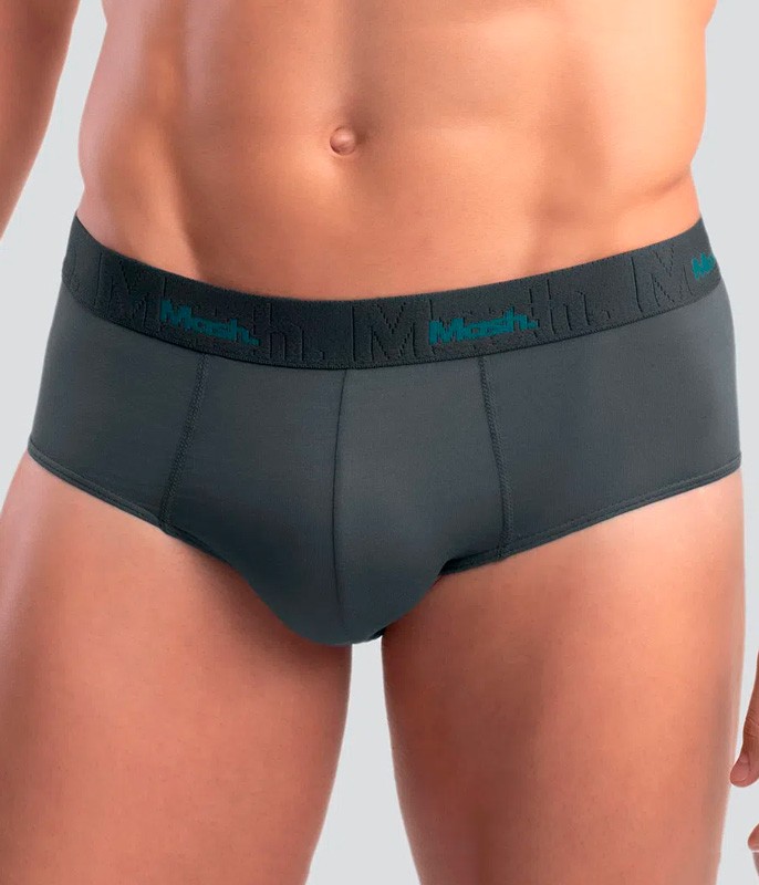 Cueca Slip Modal Mash (173.05) Cinza :: lingerie.com.br