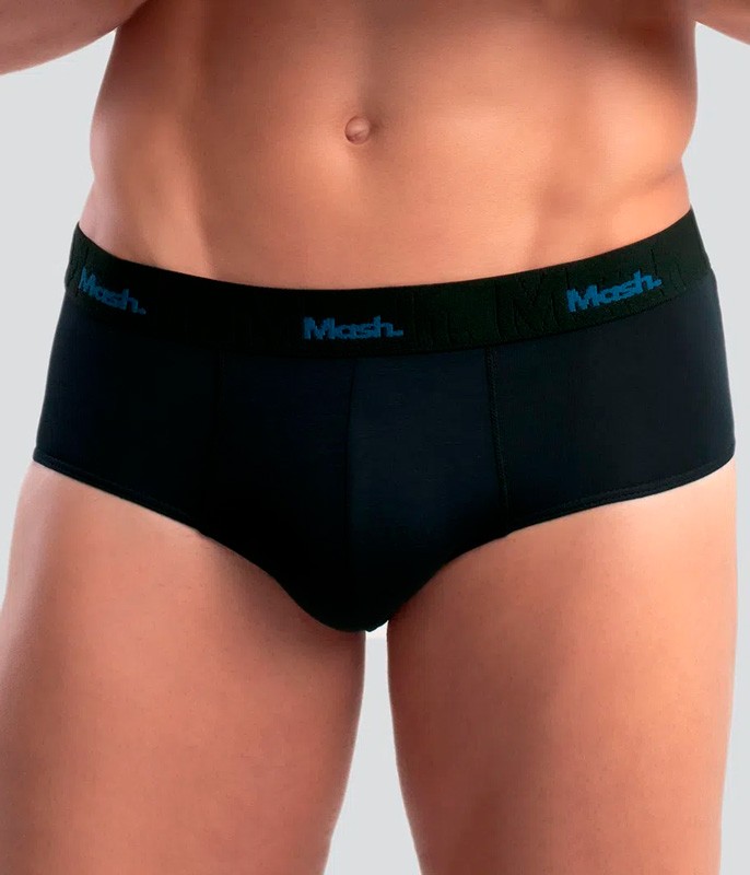 Cueca Slip Modal Mash (173.05) Preto :: lingerie.com.br