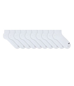Kit 10 Pares Cano Curto Mash (205.05D) Brancas