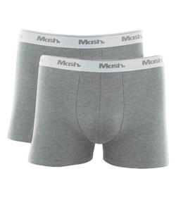 Kit 2 Cuecas Boxer Algodão Mash Basic (170.26) Mescla