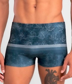 Sunga Boxer Floral Shadow Mash (300.109)