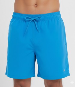 Short Praia Masculino Plus Size Mash (615.10X) Azul Turquesa