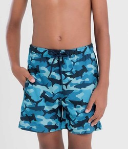 Short Praia Infantil Tubar�o Mash (619.68)