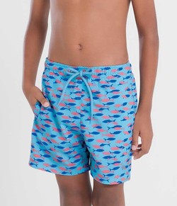 Short Praia Infantil Peixes Mash (619.70)