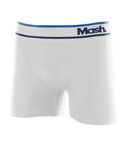 Cueca Boxer Microfibra Mash (710.04) Sem Costura - Branco