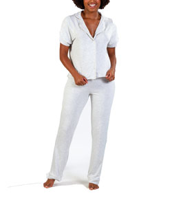 Pijama Feminino Longo Abertura Frontal Maví (30-2028) Viscose