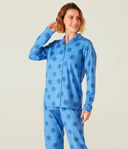 Pijama Feminino Longo Po�s Malwee (1000090966) Microfibra