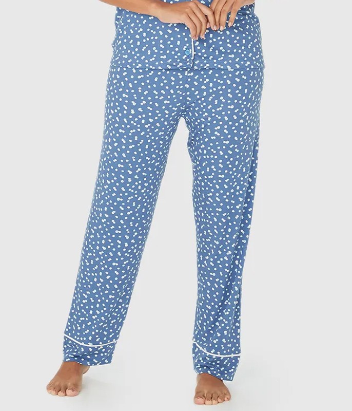 Calça Feminina Pijama Poá Malwee (1000121162) Viscose :: lingerie