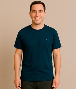 Camiseta Masculina Básica Malwee (1000122464) 100% Algodão