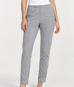 Cal�a Pijama Feminina Carrot B�sica Malwee (1000134469) Cinza