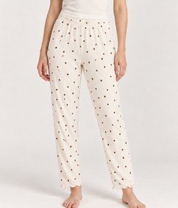 Cal�a Pijama Feminina Carrot Caf� (1000134481) Off White