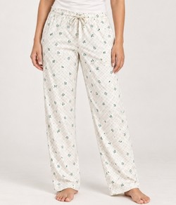 Cal�a Pijama Reta Folhas Malwee (1000134484) Off White