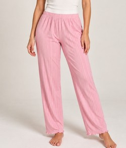 Cal�a Pijama Feminina Canelada Malwee (1000134493) Rosa