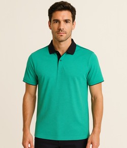 Camisa Polo Masculina Malwee (1000123804) Algodão